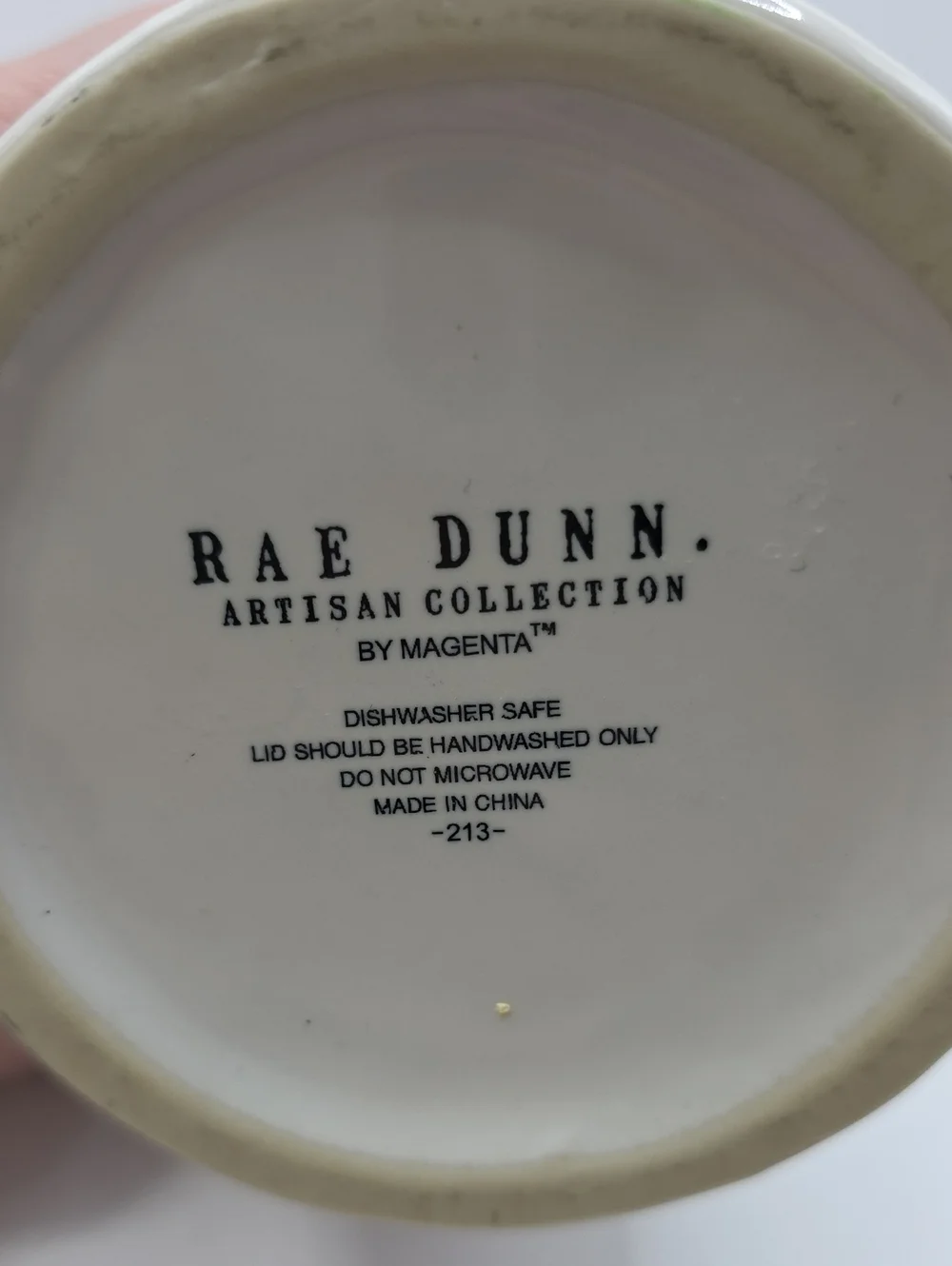Rae Dunn White OIL & VINEGAR Dispenser Set Magenta Artisan BOUTIQUE Ceramic